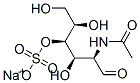 N-Acetyl-D-galactosamine-4-O-sulphatesodiumsalt 구조식 이미지