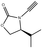 2-Oxazolidinone,3-ethynyl-4-(1-methylethyl)-,(4S)-(9CI) Structure
