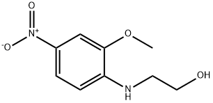 2-[(2-메톡시-4-나이트로페닐)아미노]에탄올 구조식 이미지