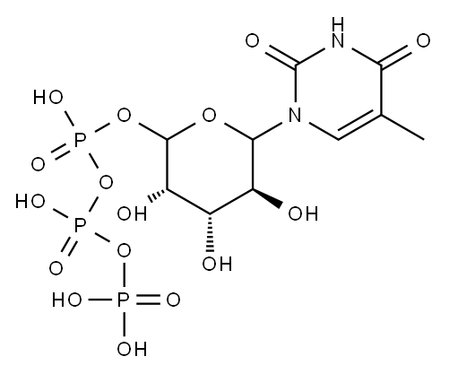arabinosylthymine 5'-triphosphate 구조식 이미지
