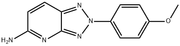 2-(p-methoxyphenyl)-2H-1,2,3-triazolo[4,5-b]pyridin-5-amine 구조식 이미지