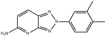 2-(3,4-xylyl)-2H-1,2,3-triazolo[4,5-b]pyridin-5-amine 구조식 이미지
