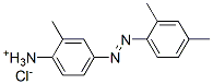 4-[(2,4-xylyl)azo]-o-toluidinium chloride 구조식 이미지