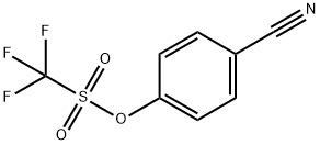 4-Cyanophenyl trifluoromethanesulfonate 구조식 이미지