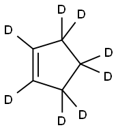 CYCLOPENTENE-D8 Structure