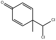 4-디클로로에틸-4-메틸-2,5-사이클로헥사디에논 구조식 이미지