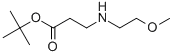 3-(2-METHOXY-ETHYLAMINO)-PROPIONIC ACID TERT-BUTYL ESTER Structure