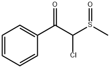 에타논,2-클로로-2-(메틸술피닐)-1-페닐-(9CI) 구조식 이미지