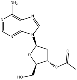 3'-O-ACETYL-2'-DEOXYADENOSINE Structure