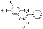 N-(4-amino-5-chloro-2-hydroxyphenyl)benzamide monohydrochloride  Structure