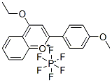 4-ethoxy-2-(4-methoxyphenyl)-1-benzopyrylium hexafluorophosphate(1-) 구조식 이미지