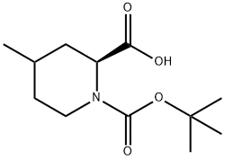 4-METHYL-PIPERIDINE-1,2-DICARBOXYLIC ACID 1-TERT-BUTYL ESTER 구조식 이미지