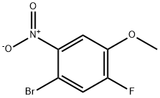 1-브로모-5-플루오로-4-메톡시-2-니트로벤젠 구조식 이미지