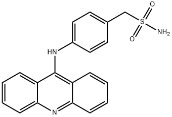 p-(9-Acridinylamino)phenylmethanesulfonamide 구조식 이미지