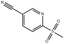 6-(Methylsulfonyl)nicotinonitrile Structure