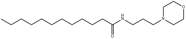 N-(3-morpholinopropyl)dodecanamide Structure
