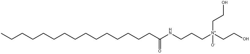 N-[3-[bis(2-hydroxyethyl)amino]propyl]palmitamide N-oxide  구조식 이미지