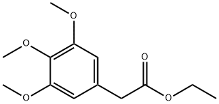 ETHYL 3,4,5-TRIMETHOXYPHENYL ACETATE 구조식 이미지