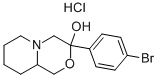 3-(4-BROMOPHENYL)OCTAHYDRO-PYRIDO[2,1-C][1,4]OXAZIN-3-OL HYDROCHLORIDE 구조식 이미지