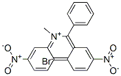 5-methyl-3,8-dinitro-6-phenylphenanthridinium bromide 구조식 이미지