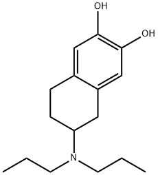 2-(N,N-디프로필)아미노-6,7-디하이드록시테트랄린 구조식 이미지