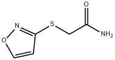 Acetamide, 2-(3-isoxazolylthio)- (9CI) 구조식 이미지