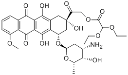 Detorubicin 구조식 이미지