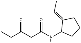 Pentanamide, N-[(2E)-2-ethylidenecyclopentyl]-3-oxo- (9CI) Structure