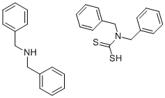 DIBENZYLAMMONIUM DIBENZYLDITHIOCARBAMATE Structure