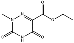 에틸2-메틸-3,5-디옥소-1,2,4-트리아진-6-카르복실레이트 구조식 이미지