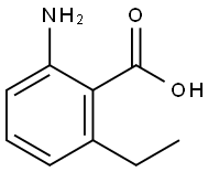 2-AMINO-6-ETHYLBENZOIC ACID Structure