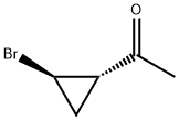 Ethanone, 1-(2-bromocyclopropyl)-, trans- (9CI) Structure