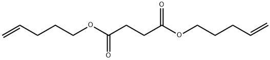 dipent-4-enyl butanedioate 구조식 이미지