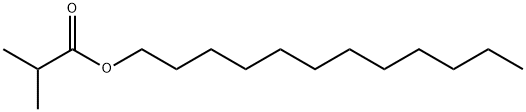 DODECYL ISOBUTYRATE 구조식 이미지