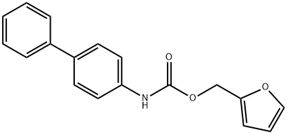 2-furylmethyl N-(4-phenylphenyl)carbamate Structure