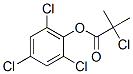 (2,4,6-trichlorophenyl) 2-chloro-2-methyl-propanoate Structure