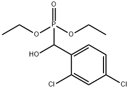 (2,4-dichlorophenyl)-diethoxyphosphoryl-methanol 구조식 이미지