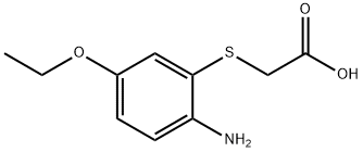아세트산,[(2-아미노-5-에톡시페닐)티오]- 구조식 이미지