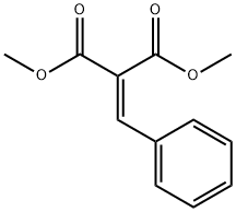Dimethyl benzylidenemalonate 구조식 이미지