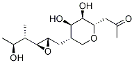 [2S-[2α,3β(1R*,2R*)]]-4,8-Anhydro-1,3,7-trideoxy-7-[[3-(2-hydroxy-1-Methylpropyl)oxiranyl]Methyl]-L-talo-2-octulose 구조식 이미지