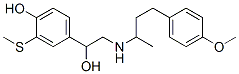 4-hydroxy-alpha-[[[3-(4-methoxyphenyl)-1-methylpropyl]amino]methyl]-3-(methylthio)benzyl alcohol Structure