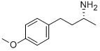 (R)-(-)-3-(4-METHOXYPHENYL)-1-METHYLPROPYLAMINE 구조식 이미지