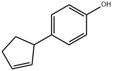 4-CYCLOPENT-2-EN-1-YLPHENOL 구조식 이미지