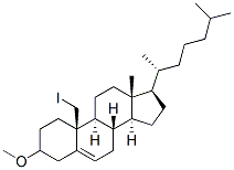 19-iodocholesterol 3-methyl ether 구조식 이미지