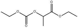 에틸2-에톡시카르보닐옥시프로파노에이트 구조식 이미지