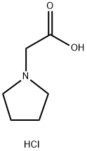 2-pyrrolidin-1-ylacetic acid 구조식 이미지
