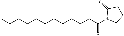 1-dodecanoyl-2-pyrrolidinone Structure