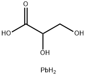 2,3-dihydroxypropanoic acid 구조식 이미지