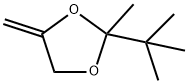 1,3-Dioxolane,  2-(1,1-dimethylethyl)-2-methyl-4-methylene- Structure