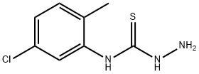 4-(5-CHLORO-2-METHYLPHENYL)-3-THIOSEMICARBAZIDE Structure